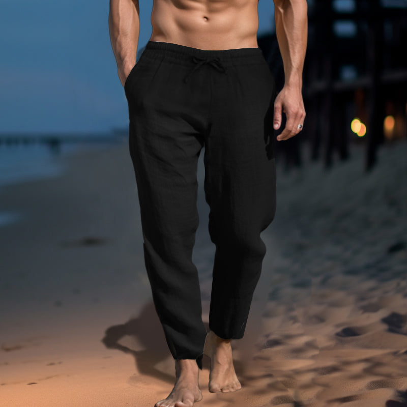 Pantaloni in lino Corfù
