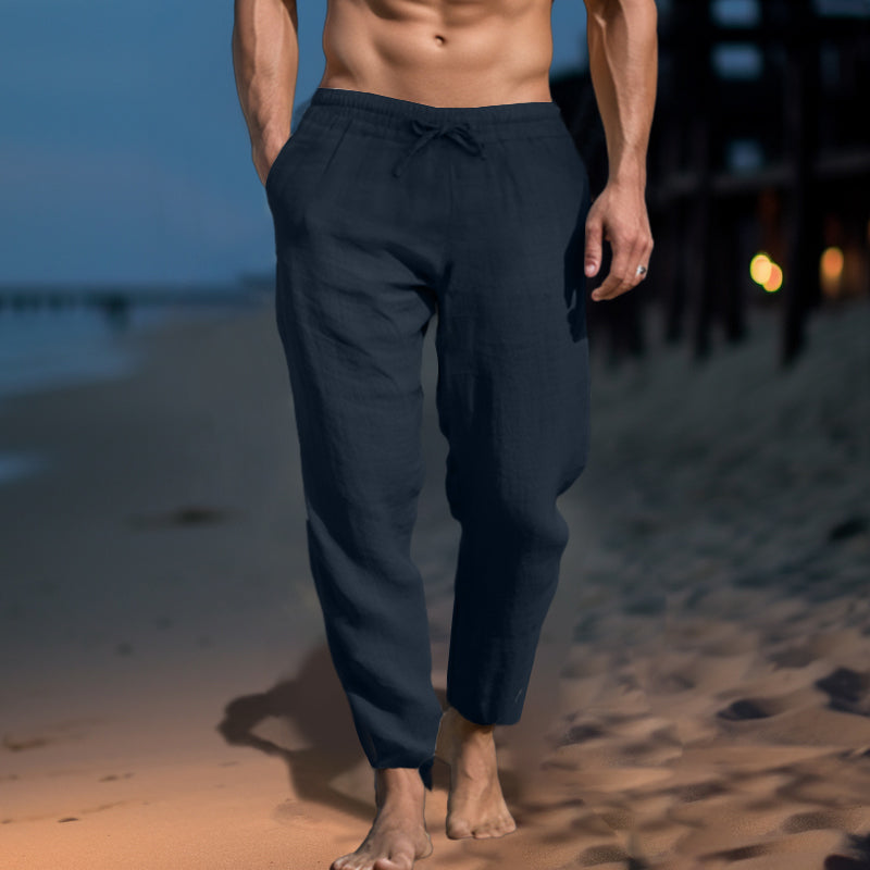 Pantaloni in lino Corfù