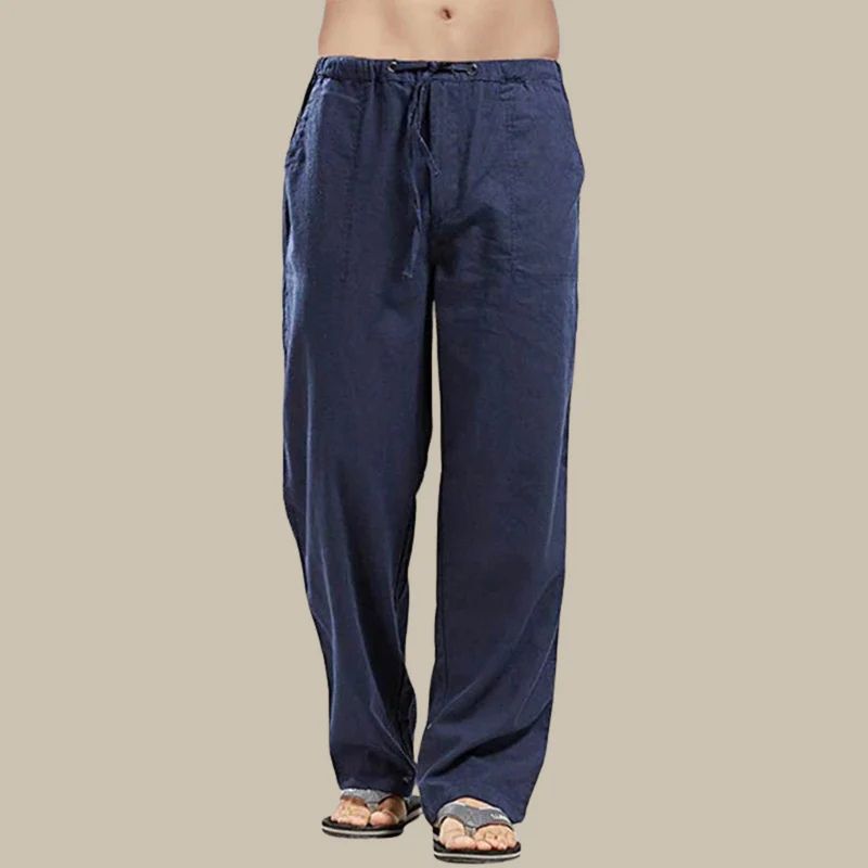 Pantaloni in lino Madeira