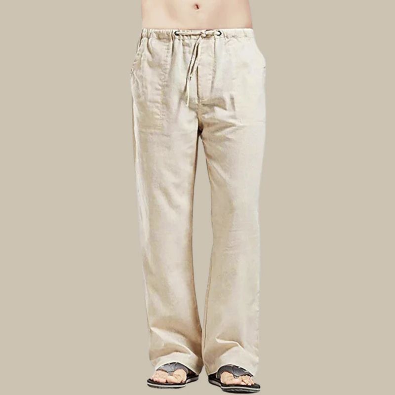 Pantaloni in lino Madeira
