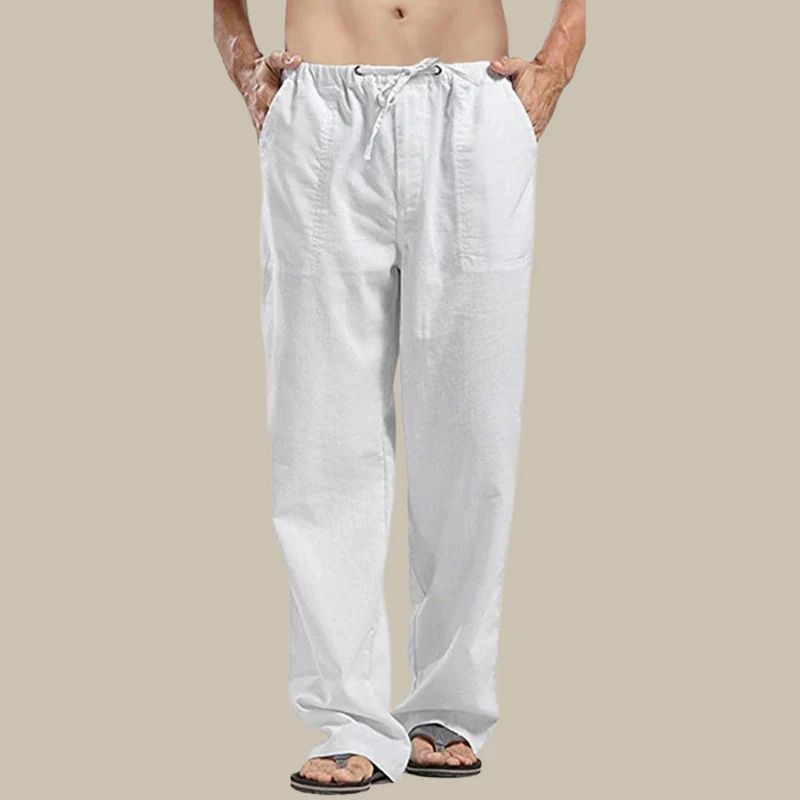 Pantaloni in lino Madeira