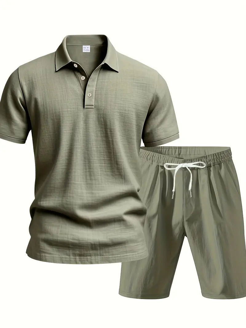 Set da uomo in lino
