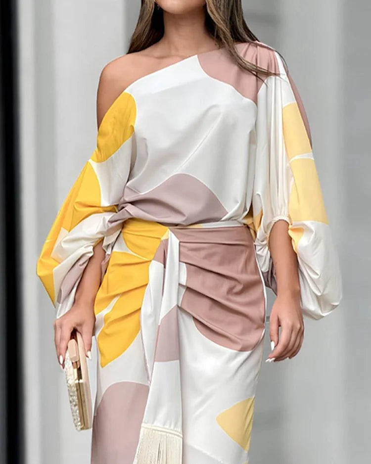 Abito elegante e colorato