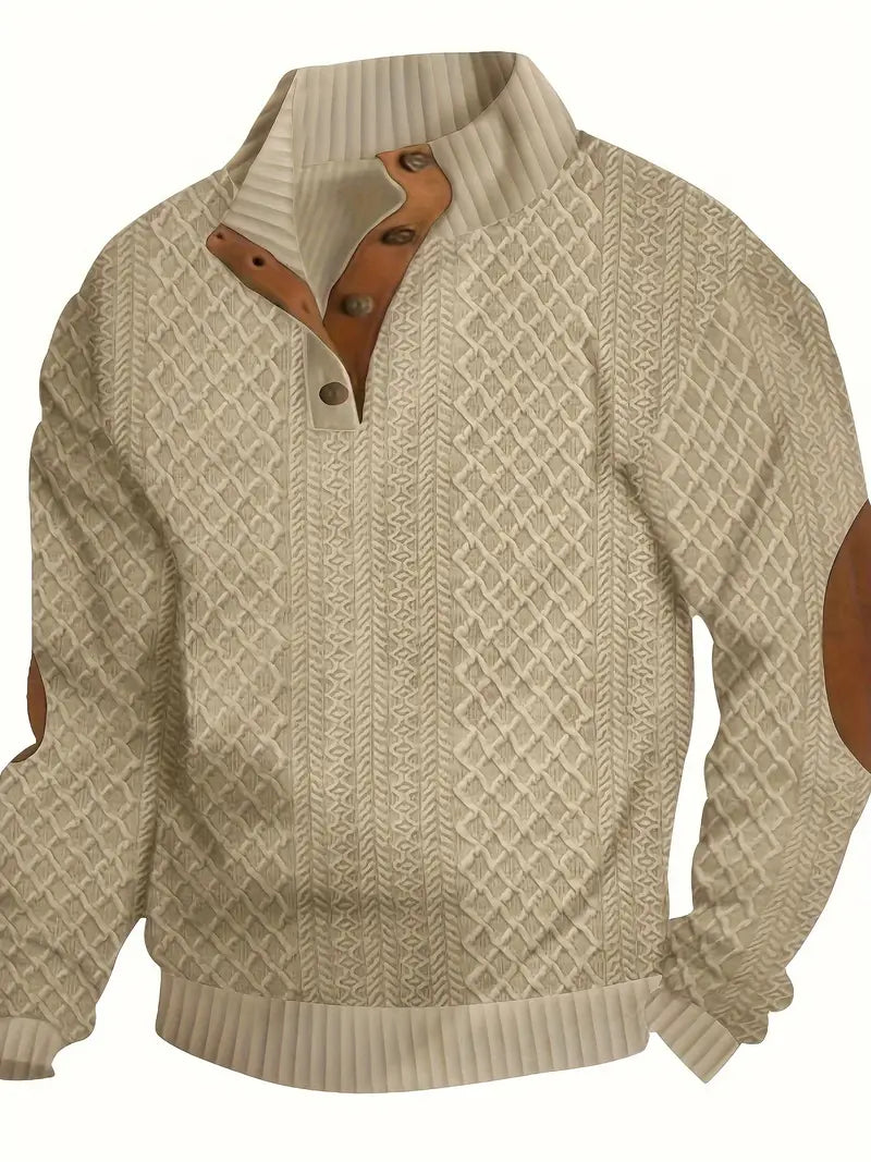 Maglione con bottoni eleganti