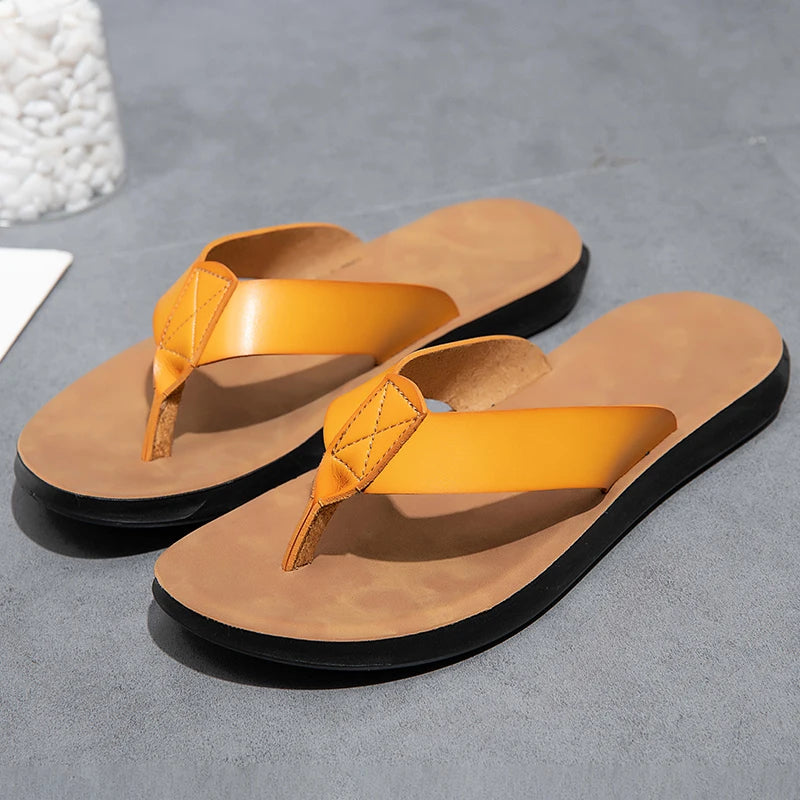 Sandali casual in pelle