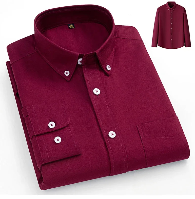 Camicia Oxford in cotone