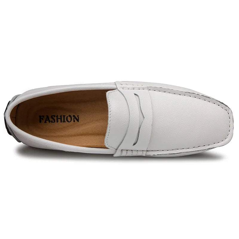 Mocassini estivi in pelle casual