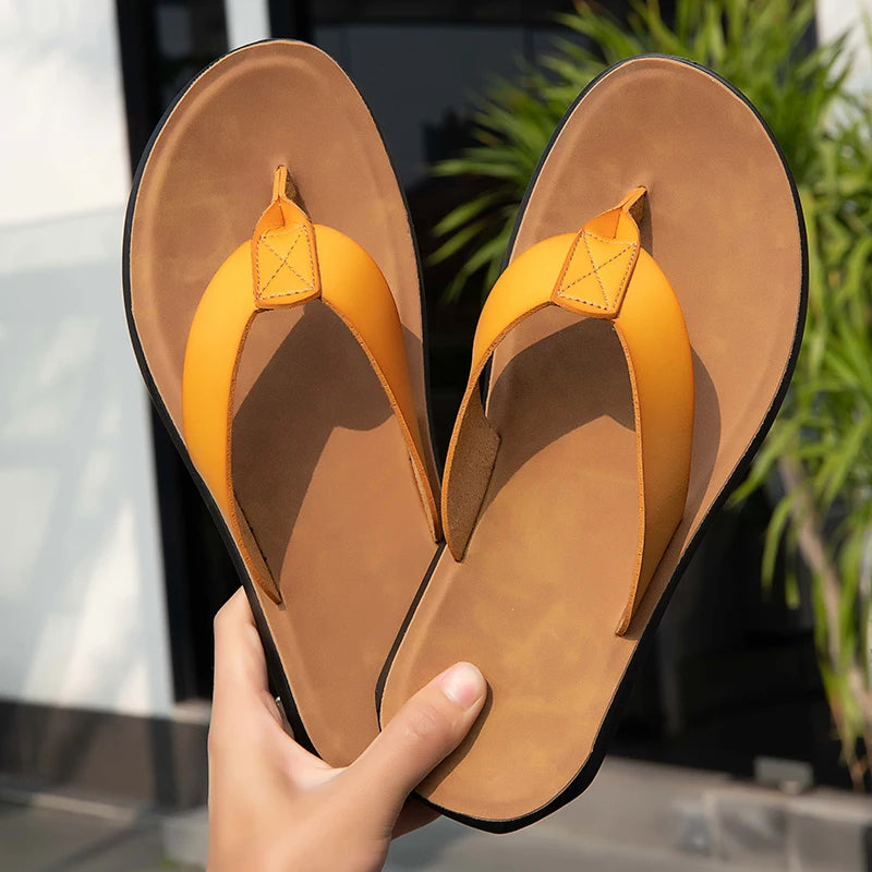 Sandali casual in pelle
