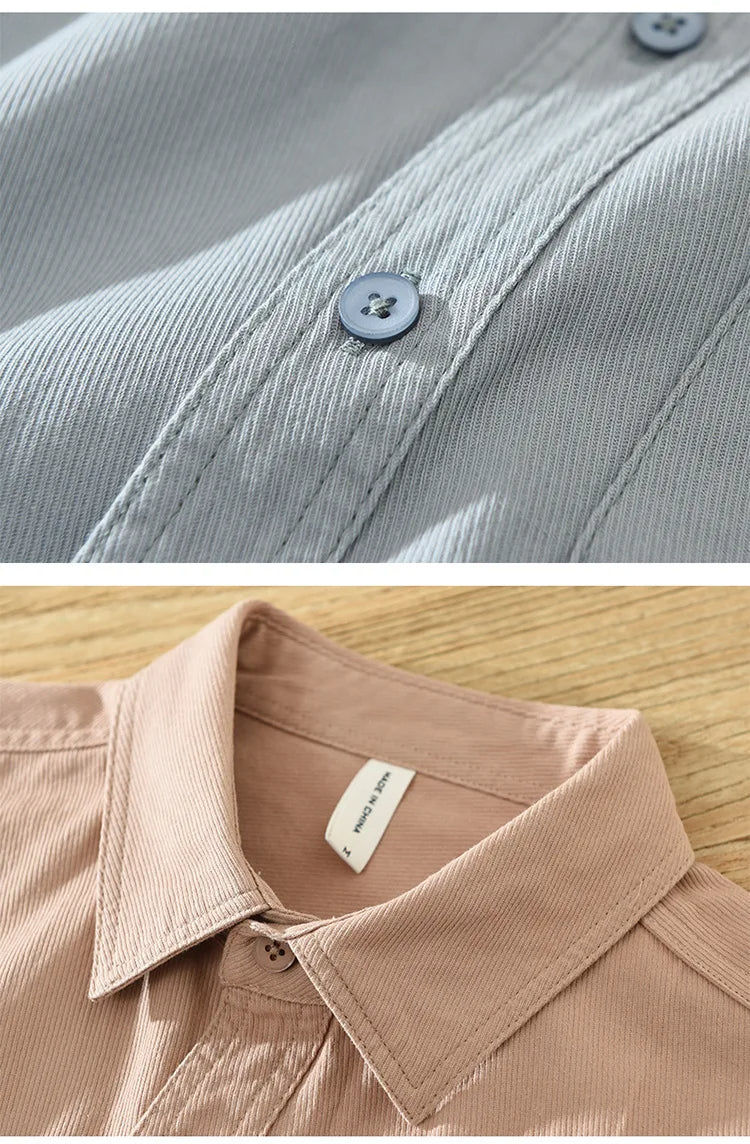 Camicia in cotone a maniche corte