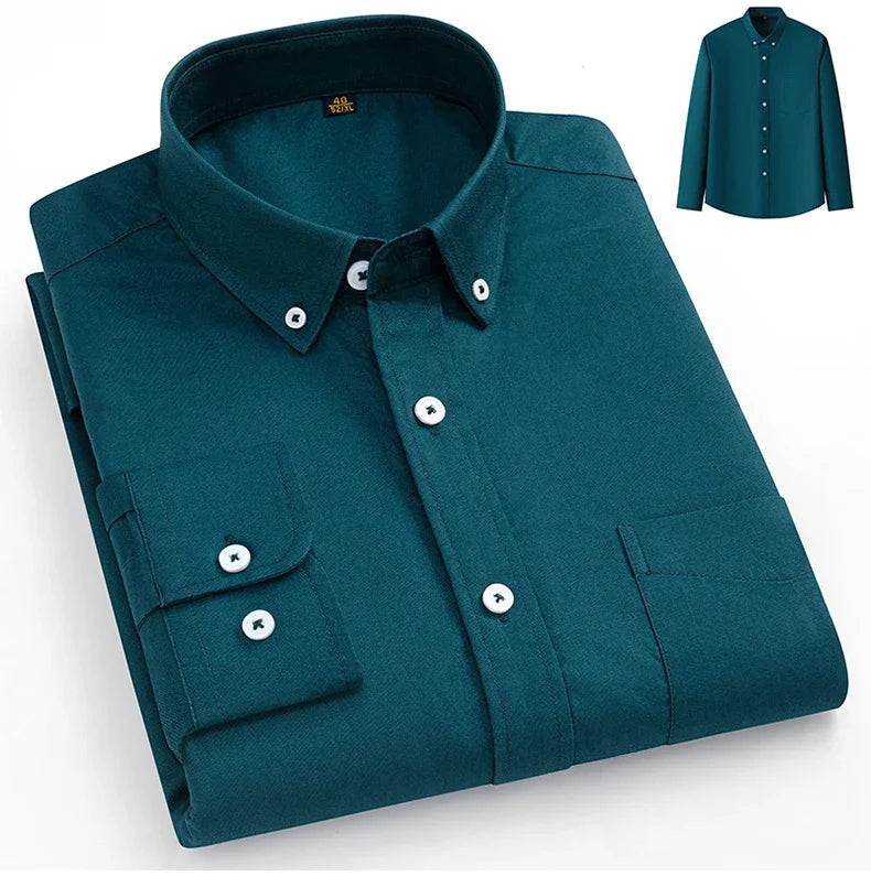 Camicia Oxford in cotone