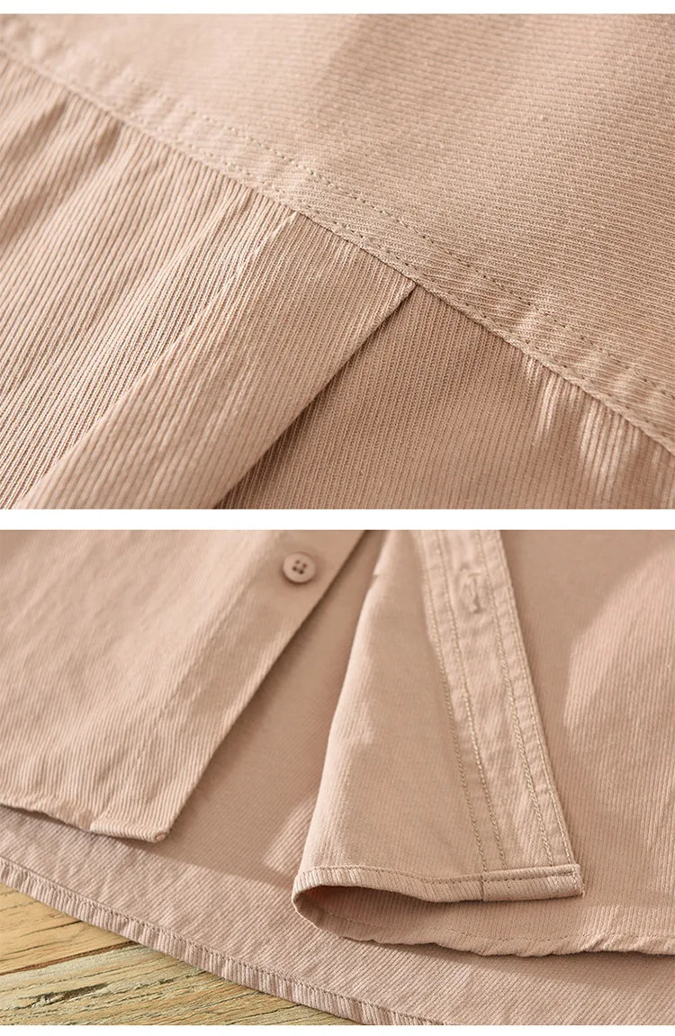 Camicia in cotone a maniche corte