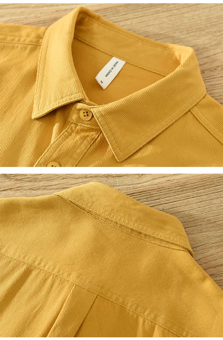 Camicia in cotone a maniche corte