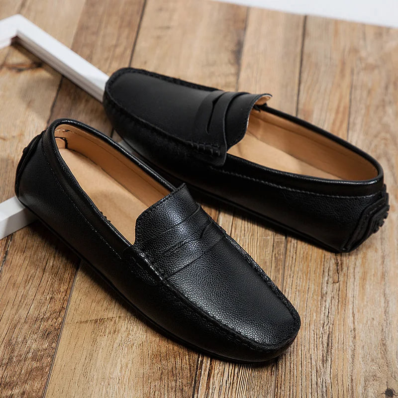 Mocassini estivi in pelle casual