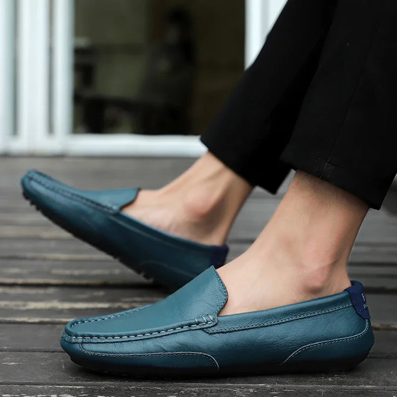 Mocassini in pelle vintage