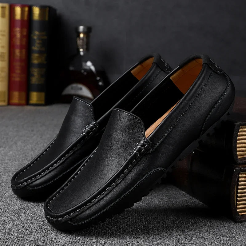 Mocassini in pelle vintage
