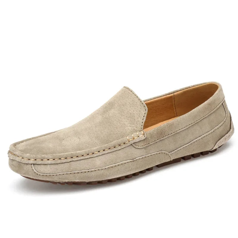 Mocassini in pelle scamosciata premium chic