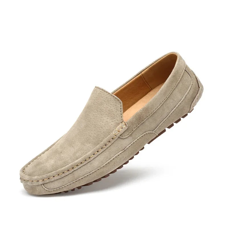 Mocassini in pelle scamosciata premium chic