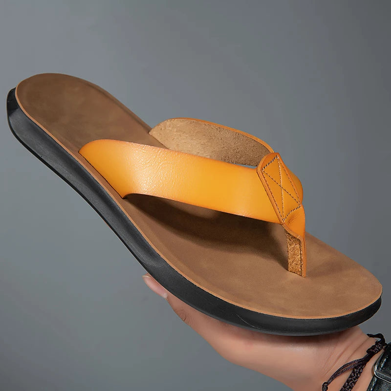 Sandali casual in pelle
