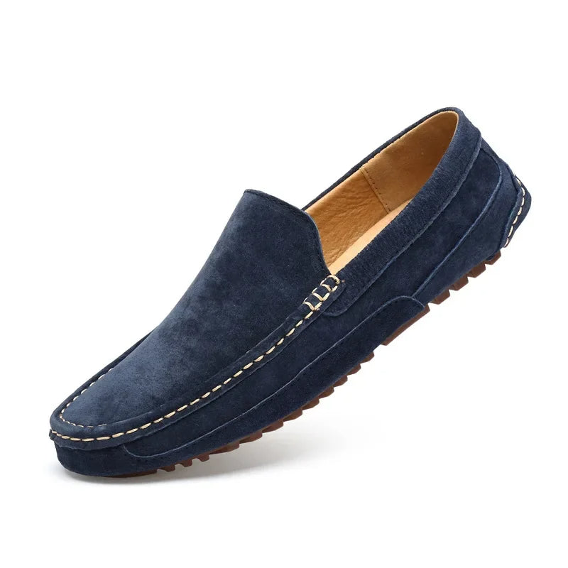 Mocassini in pelle scamosciata premium chic
