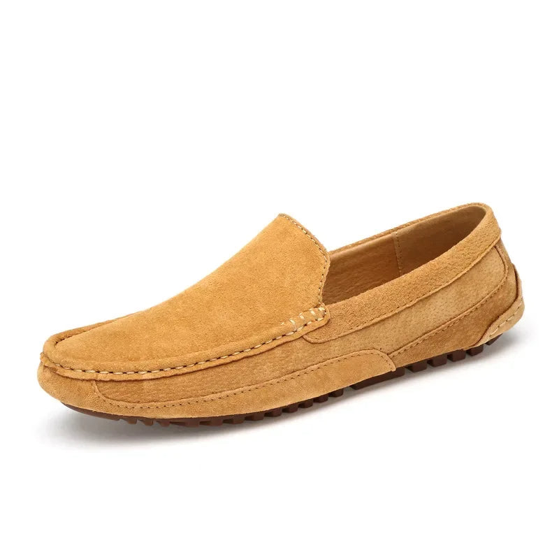 Mocassini in pelle scamosciata premium chic