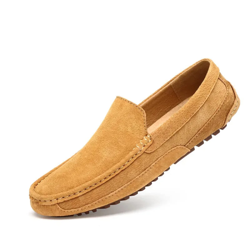 Mocassini in pelle scamosciata premium chic