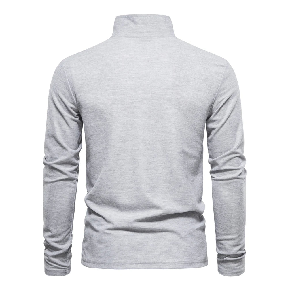 Polo casual a maniche lunghe