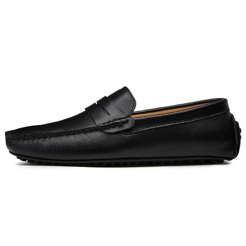 Mocassini estivi in pelle casual