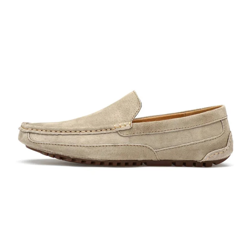 Mocassini in pelle scamosciata premium chic