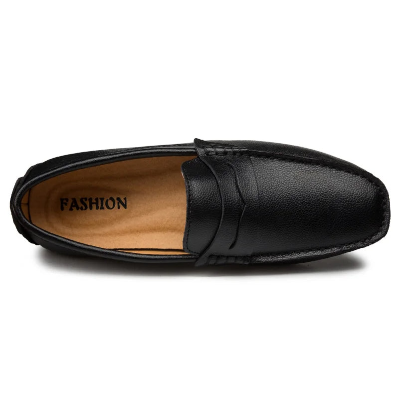 Mocassini estivi in pelle casual