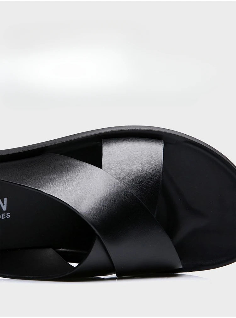 Sandali eleganti in pelle