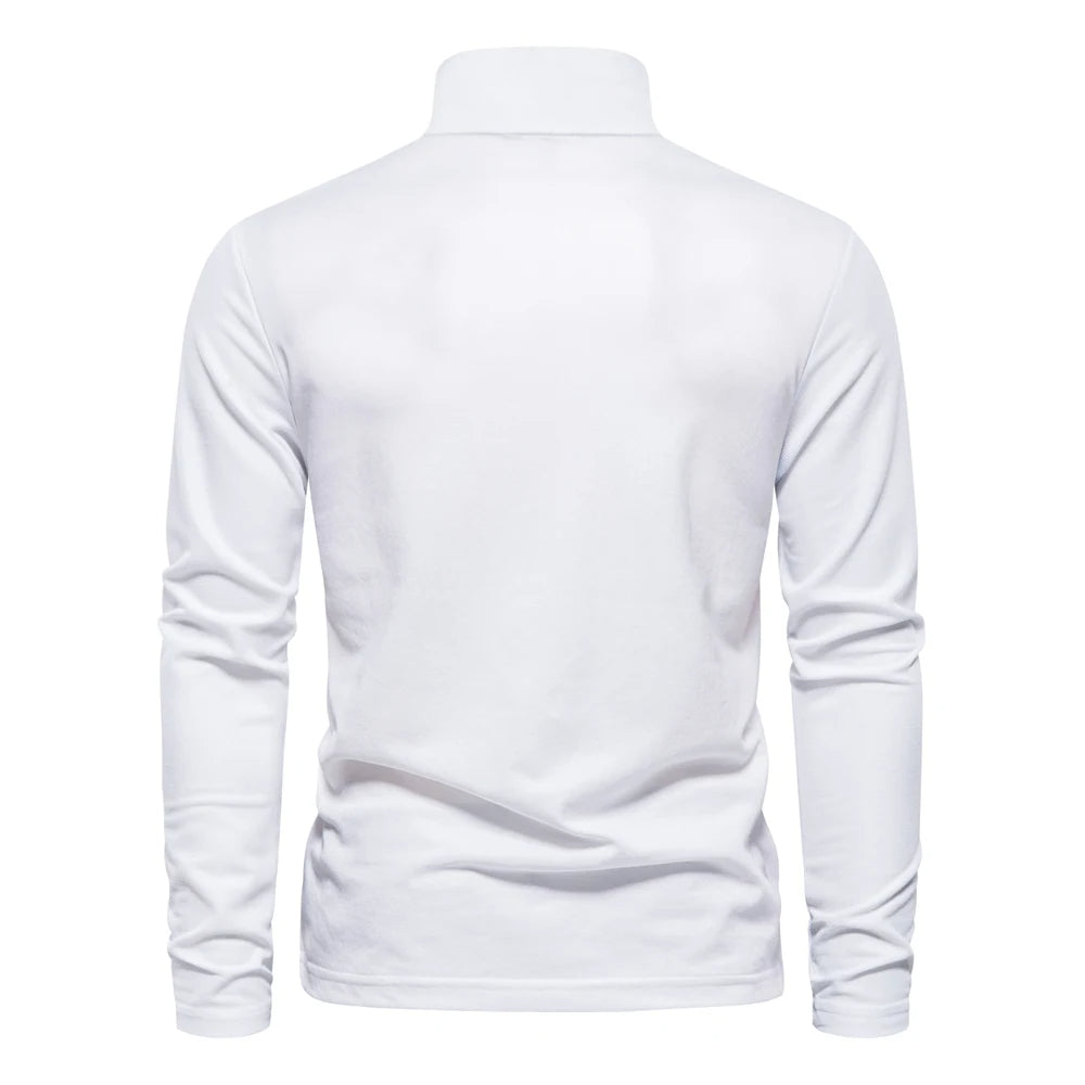 Polo casual a maniche lunghe