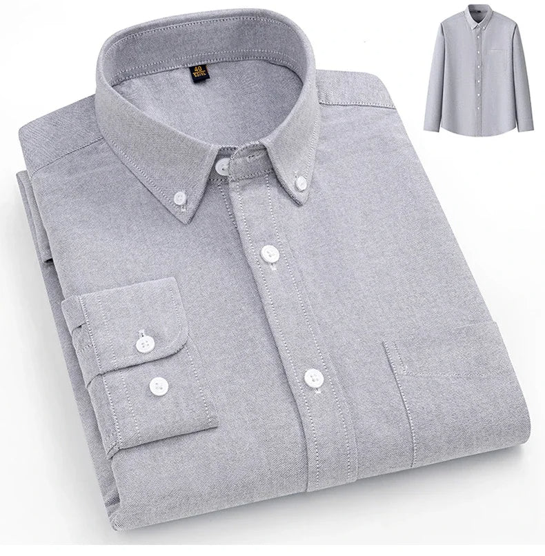 Camicia Oxford in cotone