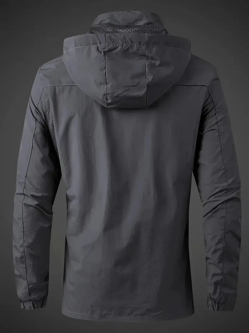 Elegante giacca antivento
