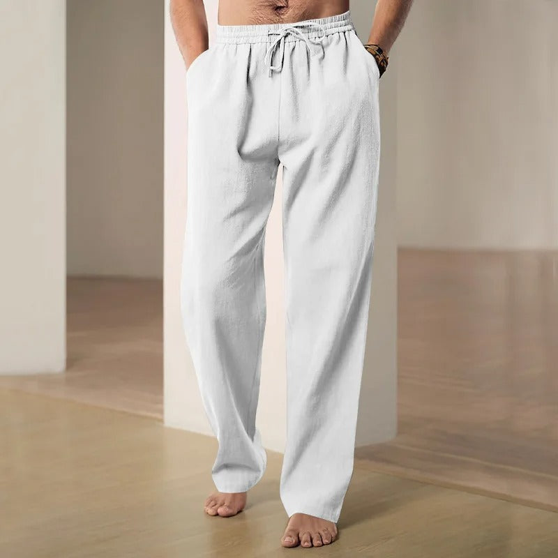 Pantaloni in lino Ibiza