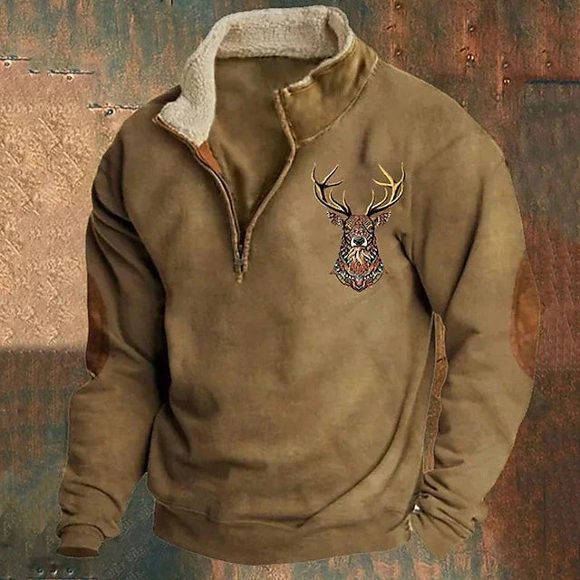 Maglione Silvio Vintage con zip