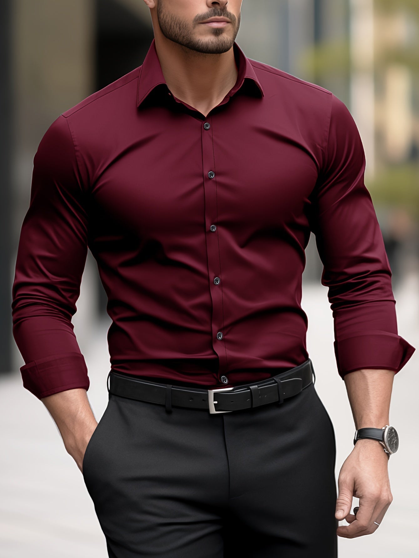 Camicia da abito sottile