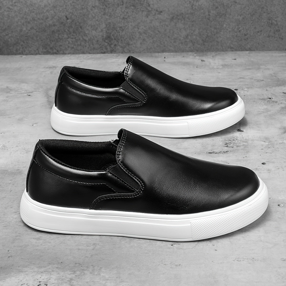 Scarpe casual slip-on in pelle