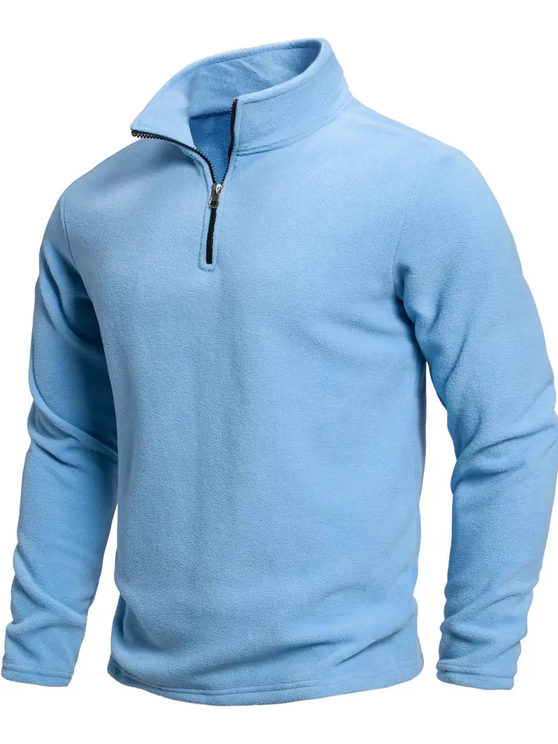 Maglione con zip a maniche lunghe