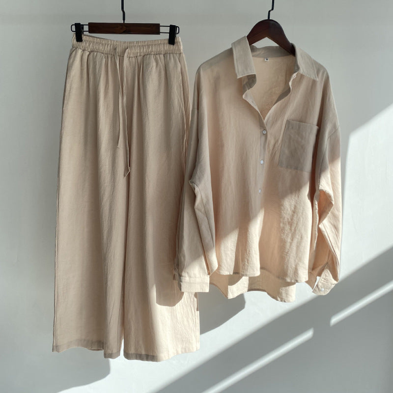 Set due pezzi in cotone