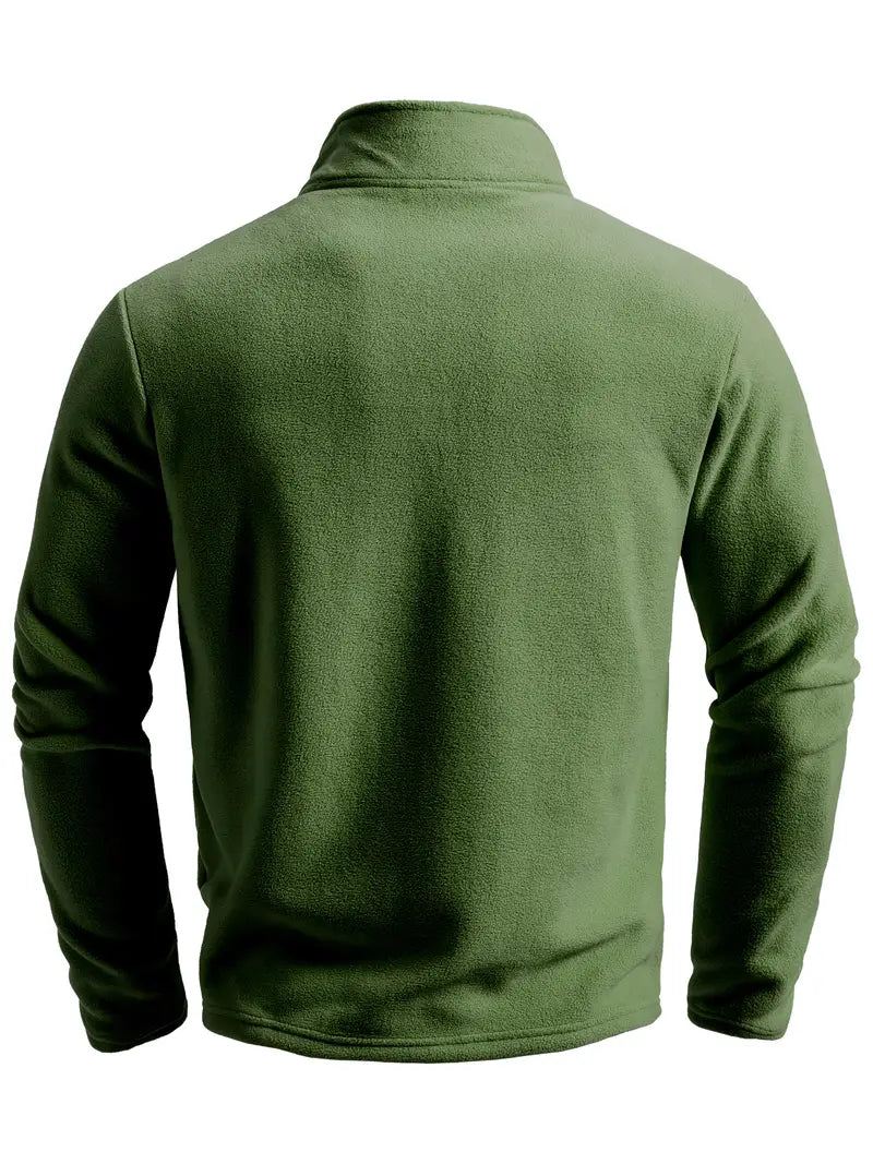 Maglione con zip a maniche lunghe
