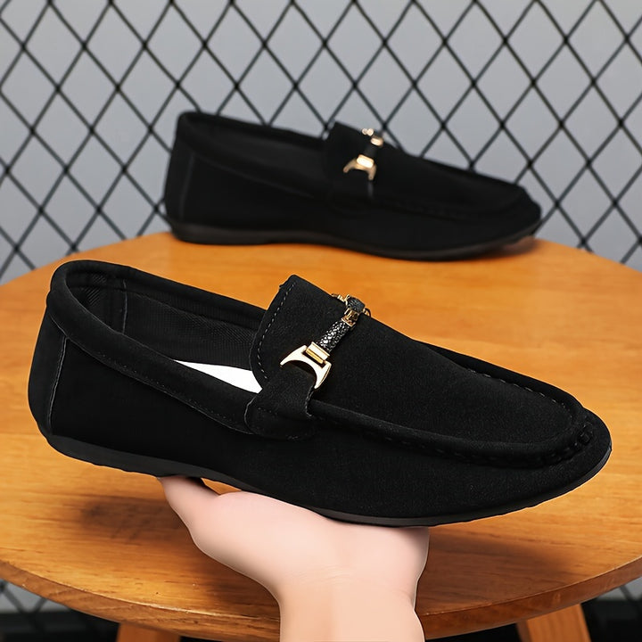 Mocassini business in pelle scamosciata