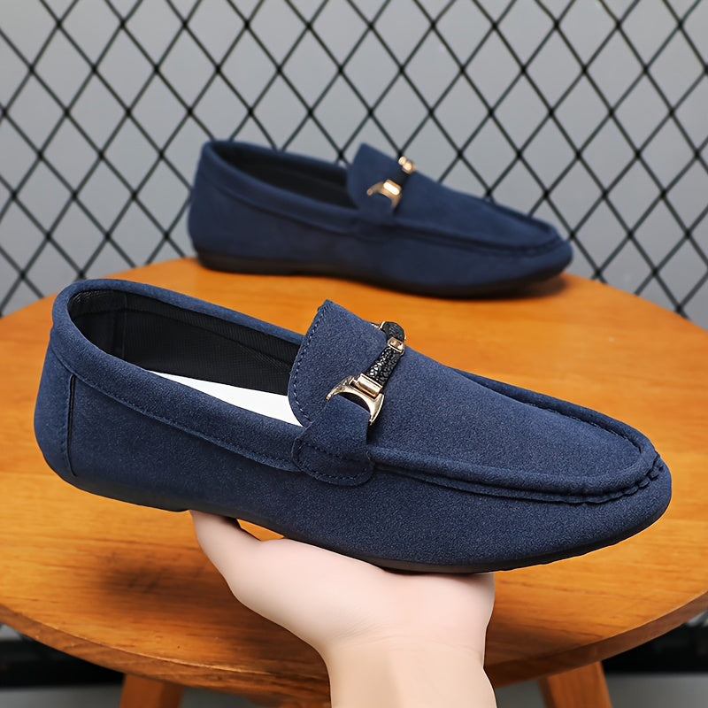 Mocassini business in pelle scamosciata