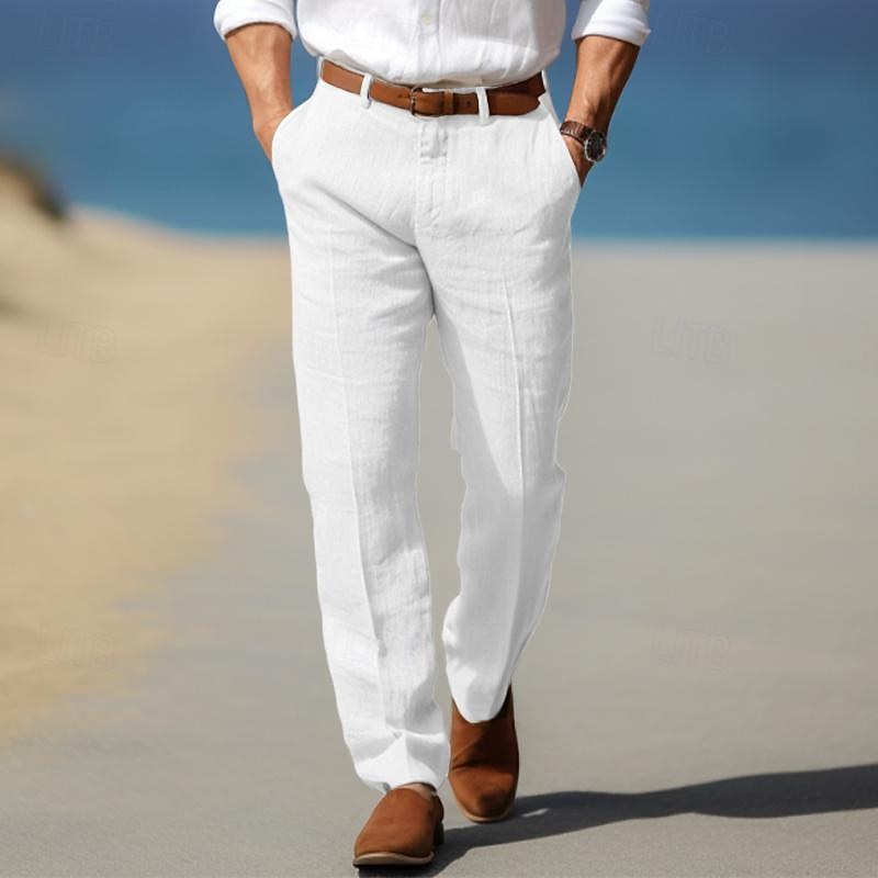 Pantaloni di lino eleganti
