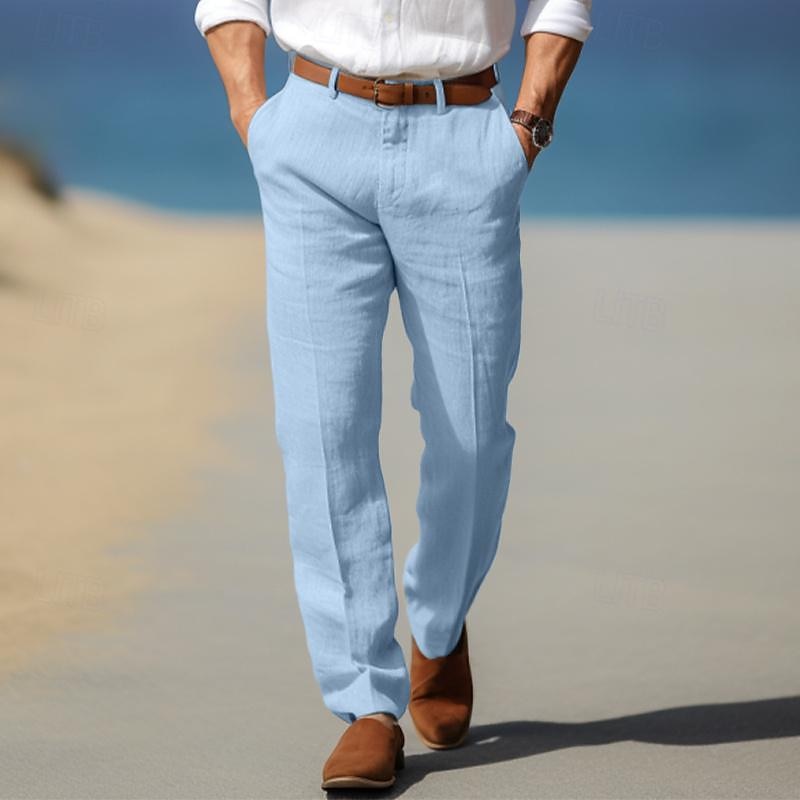 Pantaloni di lino eleganti