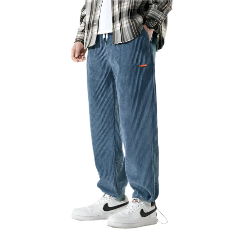 Pantaloni di velluto a coste Alloro