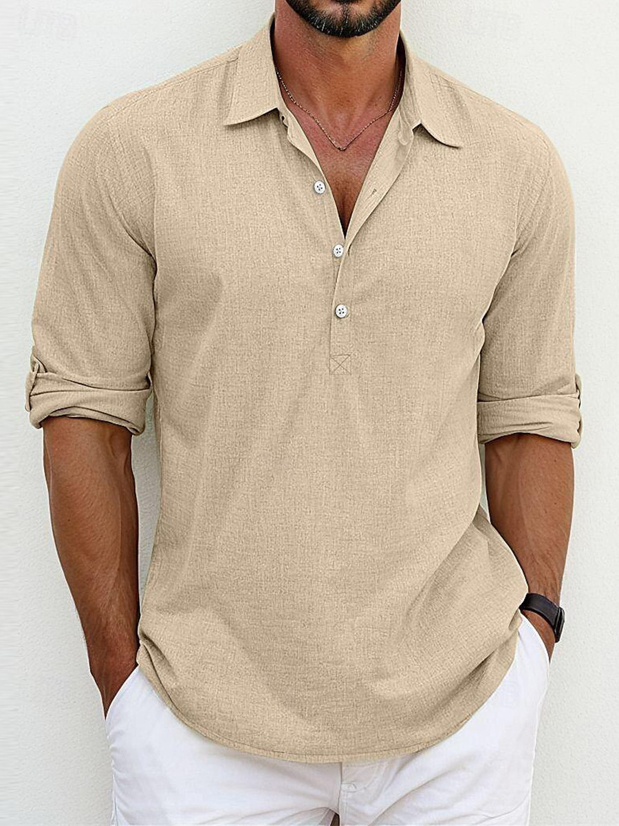 Camicia in lino premium