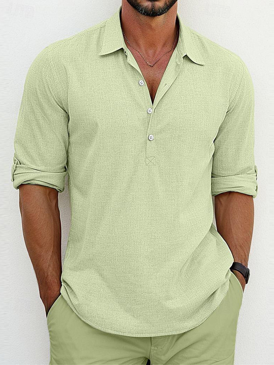 Camicia in lino premium