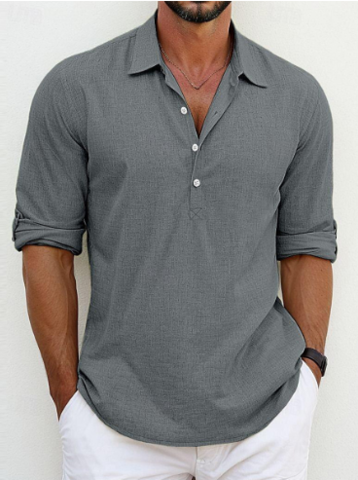 Camicia in lino premium