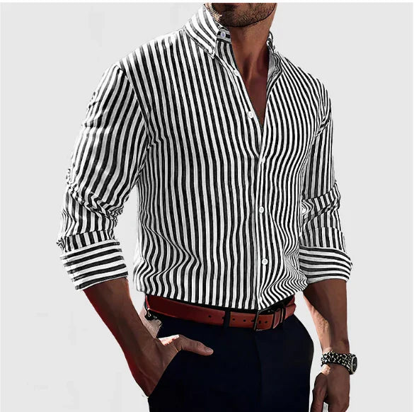Camicia elegante a righe