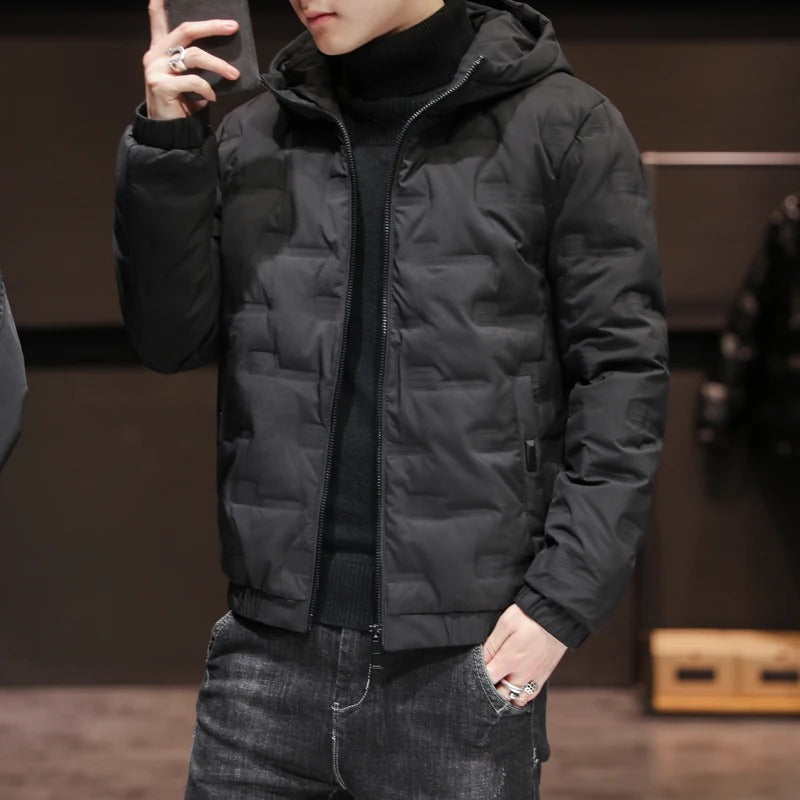Elegante giacca puffer da uomo
